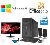 Pc Dual Core 2gb+320gb+oculos 3d+windows 8+led Samsung 19pol